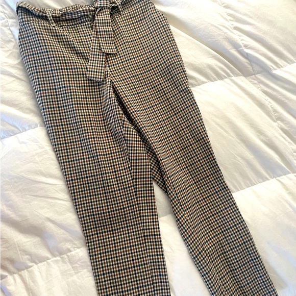 C by One Pants - C by One Plaid Tie Pants